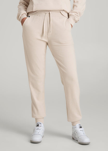 Wearever 2.0 French Terry Jogger for Tall Women in Light Stone