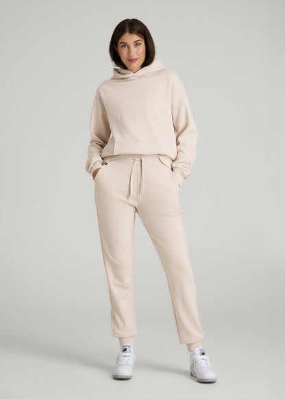 Wearever 2.0 French Terry Jogger for Tall Women in Light Stone
