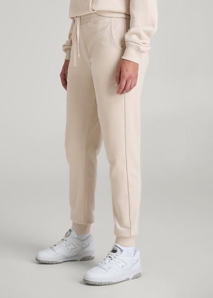 Wearever 2.0 French Terry Jogger for Tall Women in Light Stone
