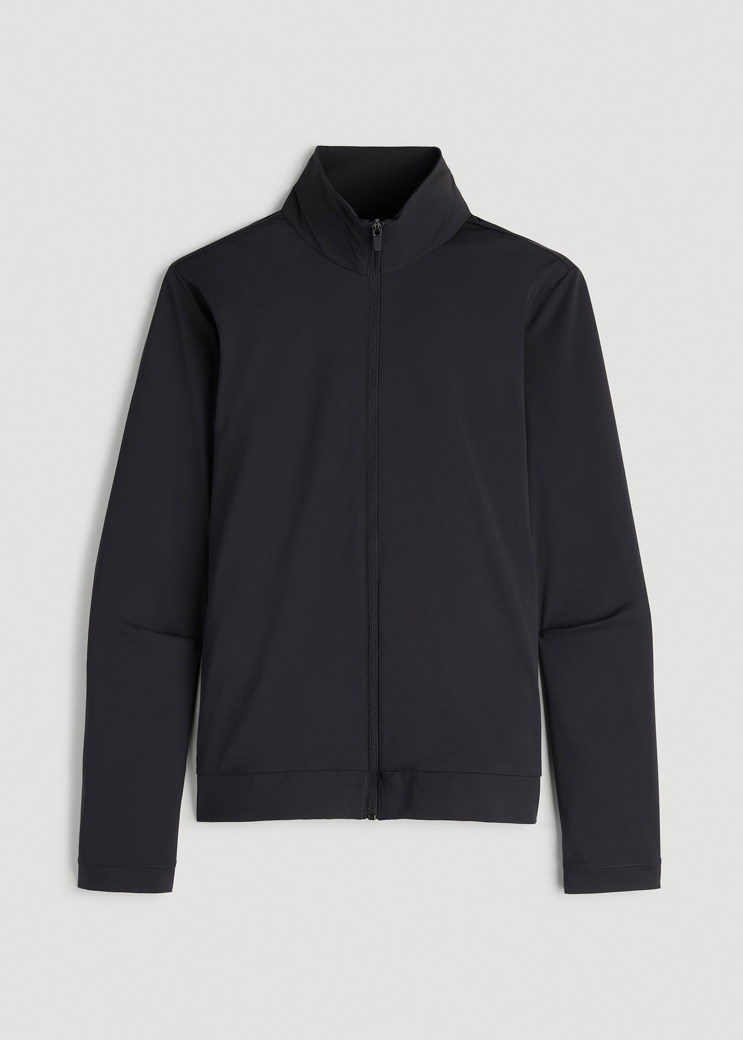 Front Zip Commuter Jacket for Tall Women in Black