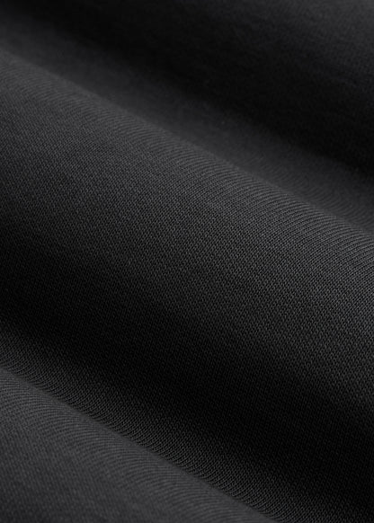 Garment Dyed Hoodie for Tall Women in Washed Black