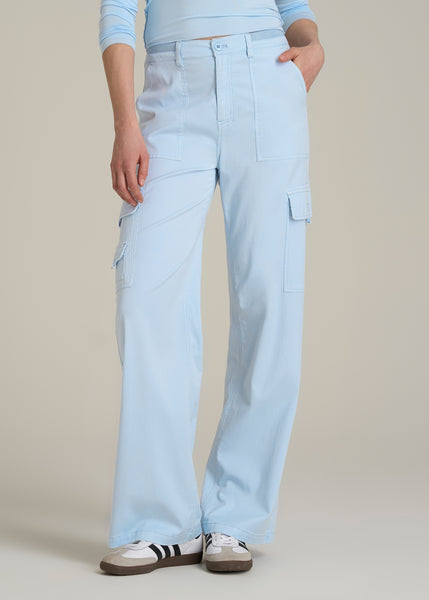 【10月24日迄】lig. wide cargo pant Blue American-Tall-Women-Garment-