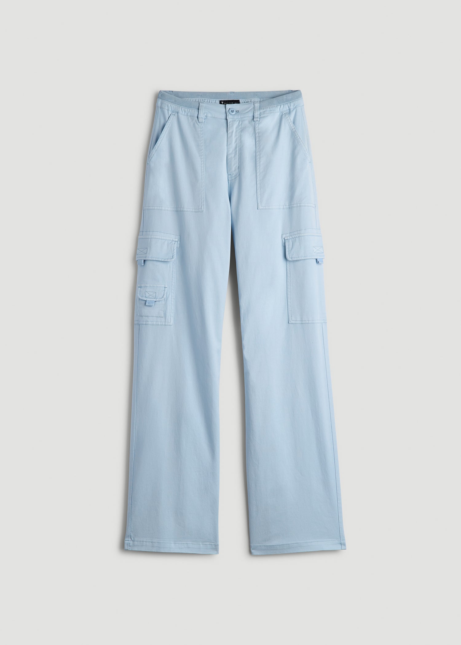 Garment Dyed Wide Leg Cargo Pants for Tall Women | American Tall