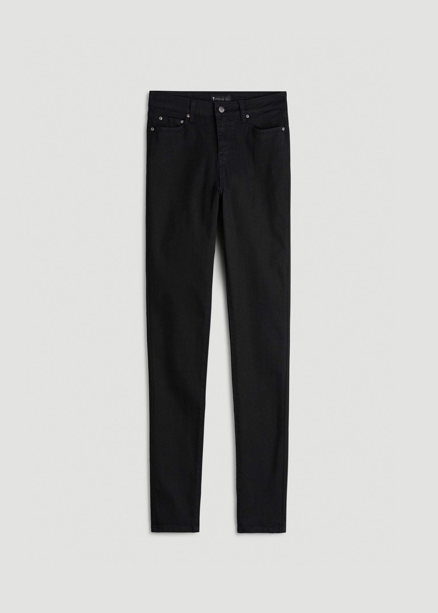 Georgia High-Rise Skinny Jeans for Tall Women in Black