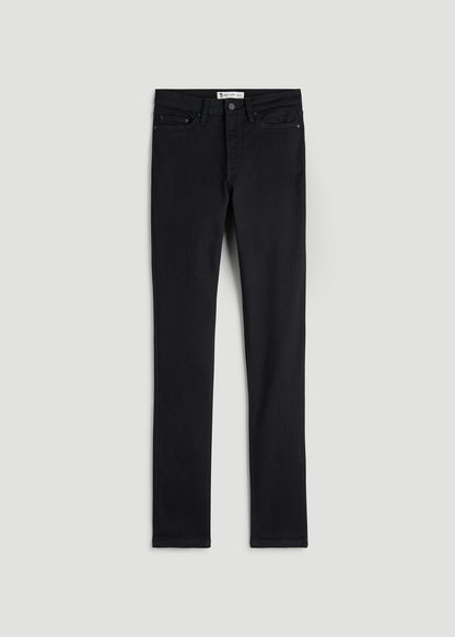Georgia High-Rise Skinny Jeans for Tall Women in Optimum Black