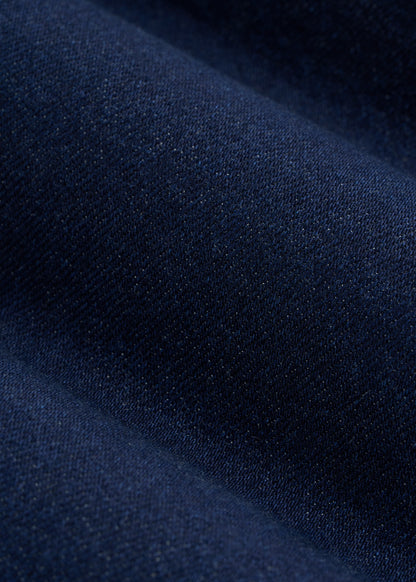 Harper High-Rise Straight Stretch Jeans for Tall Women in Ink Blue