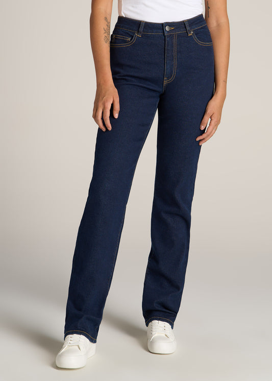 American-Tall-Women-Harper-High-Rise-Straight-Stretch-Jeans-Ink-Blue-front