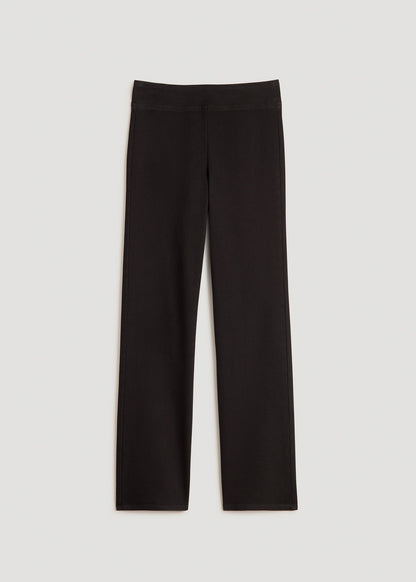 Harper Pull-on Straight Leg Jeans for Tall Women in Washed Black