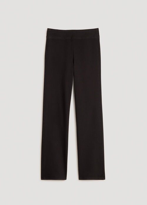 Harper Pull-on Straight Leg Jeans for Tall Women in Washed Black