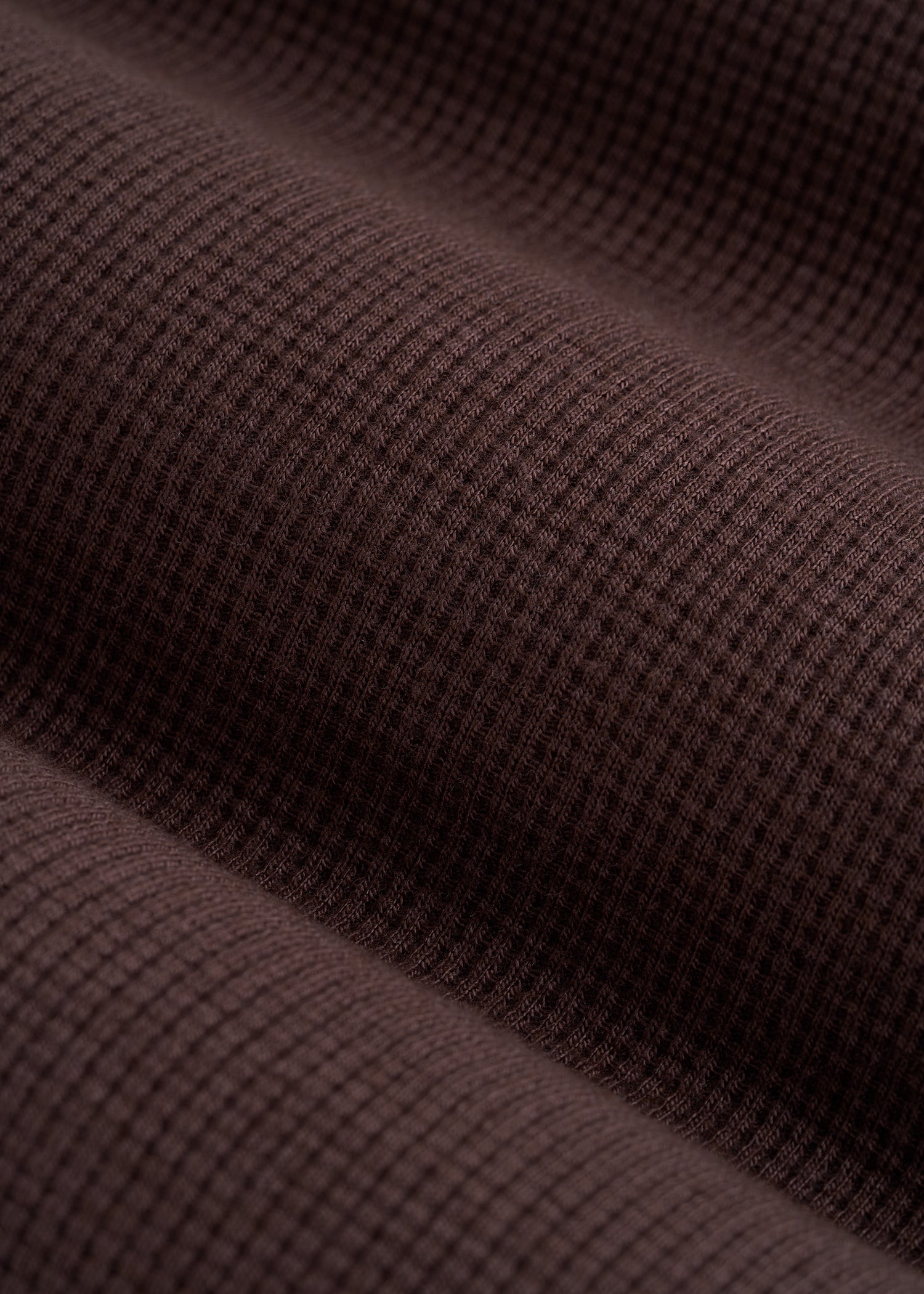 Waffle Tank Top for Tall Women in Espresso