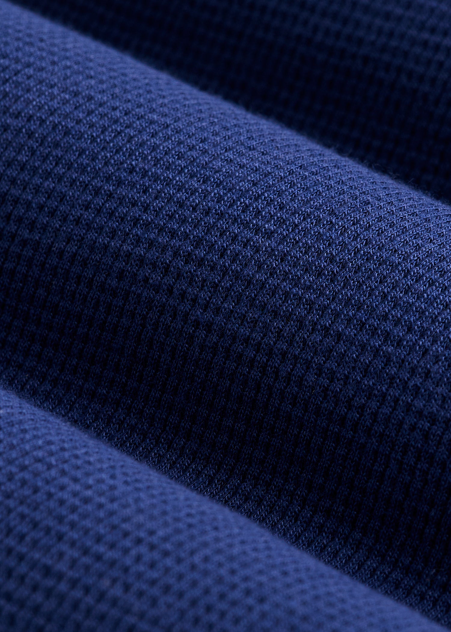 Waffle Tank Top for Tall Women in Midnight Blue