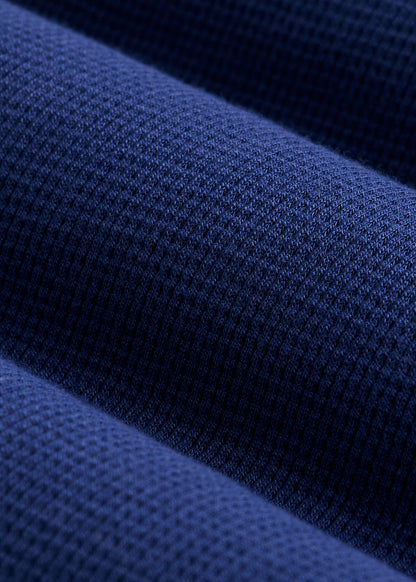 Waffle Tank Top for Tall Women in Midnight Blue