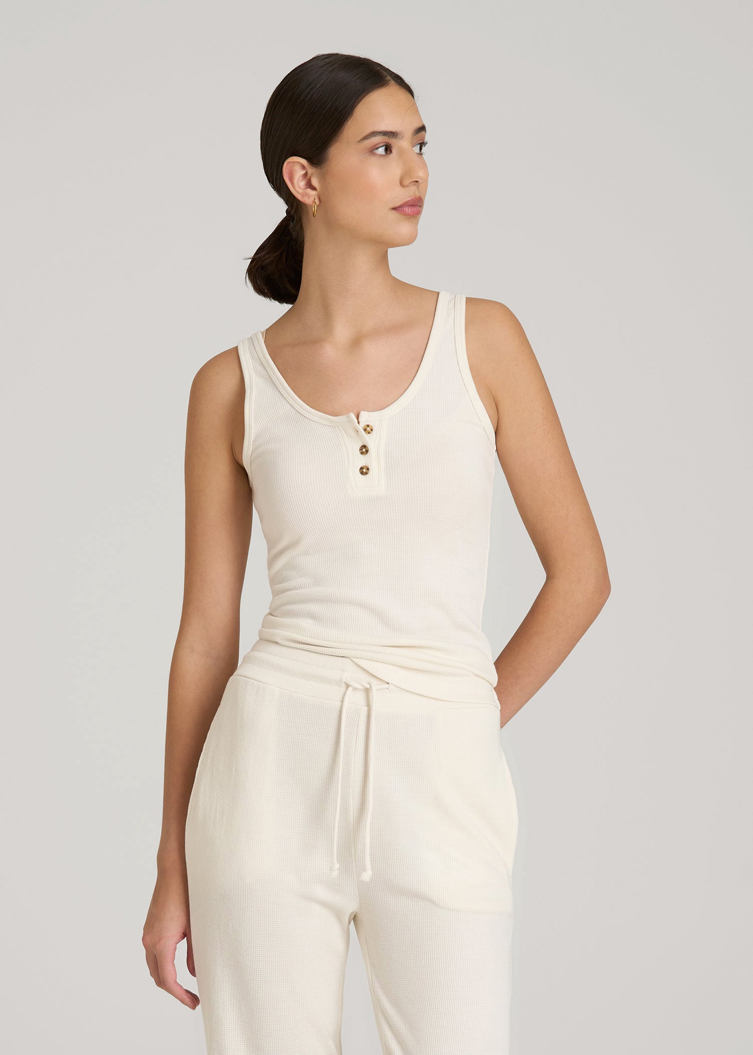 Waffle Tank Top for Tall Women | American Tall