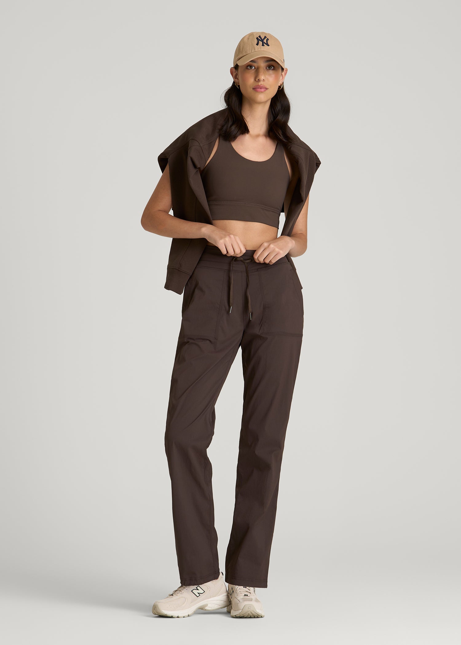 High Rise After Practice Pant for Tall Women in Espresso