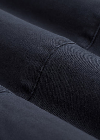 High Rise Garment Dyed Baggy Cargo Pants for Tall Women in Deep Navy