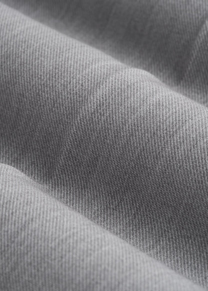 High Rise Pants with Darts for Tall Women in Ash Grey Mix
