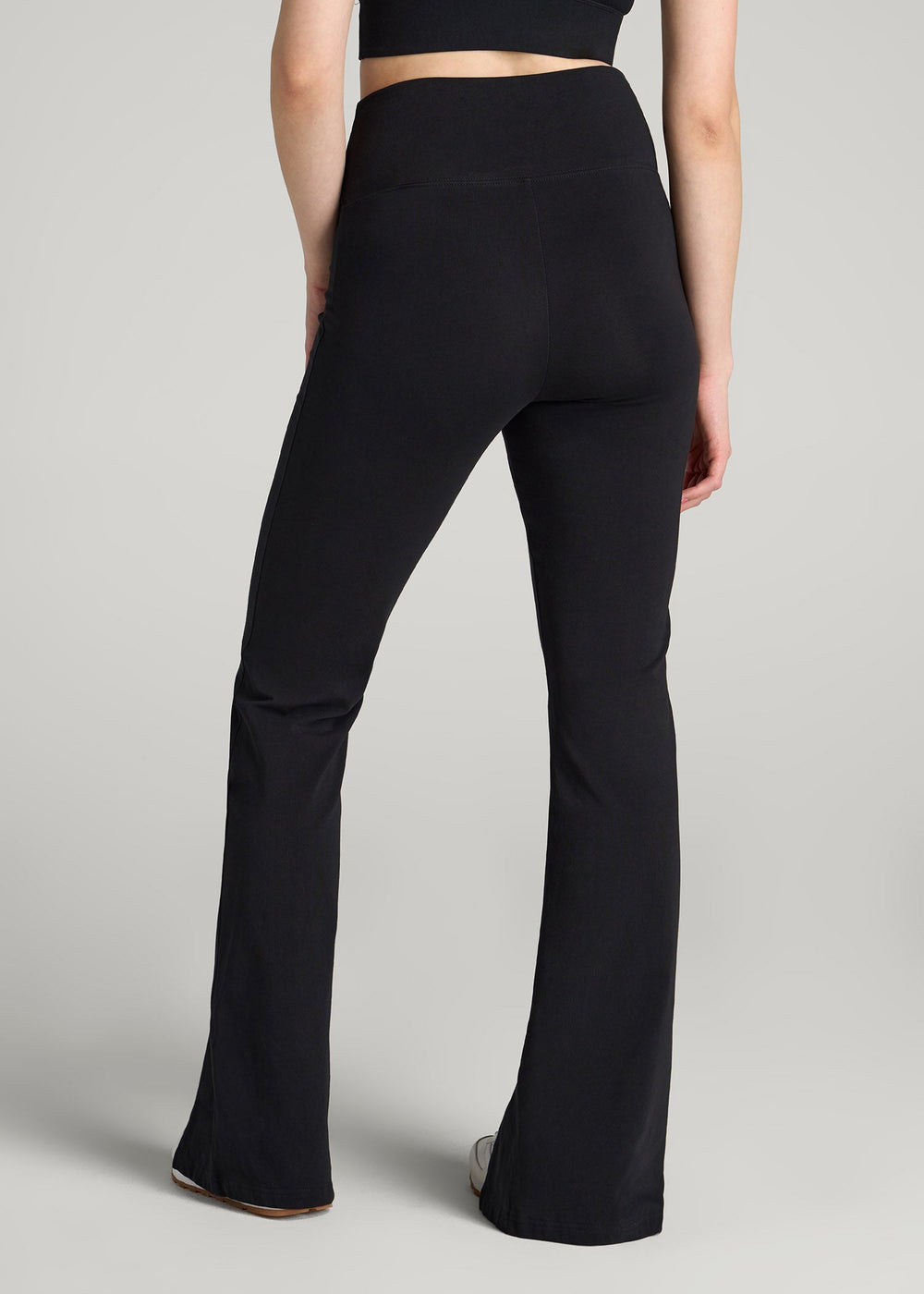 High Rise Split Flare Cotton Leggings for Tall Women | American Tall