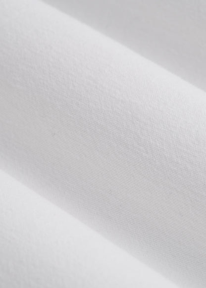 High Rise Wide-Leg Flat Front Chino Pants for Tall Women in White