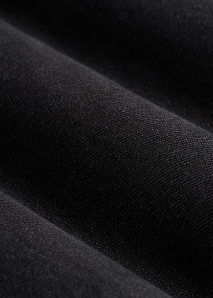 High Rise Denim Shorts for Tall Women in Onyx Black Wash