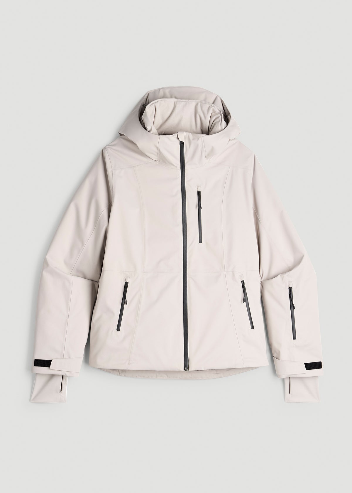 Insulated Ski Jacket for Tall Women in Evergrey