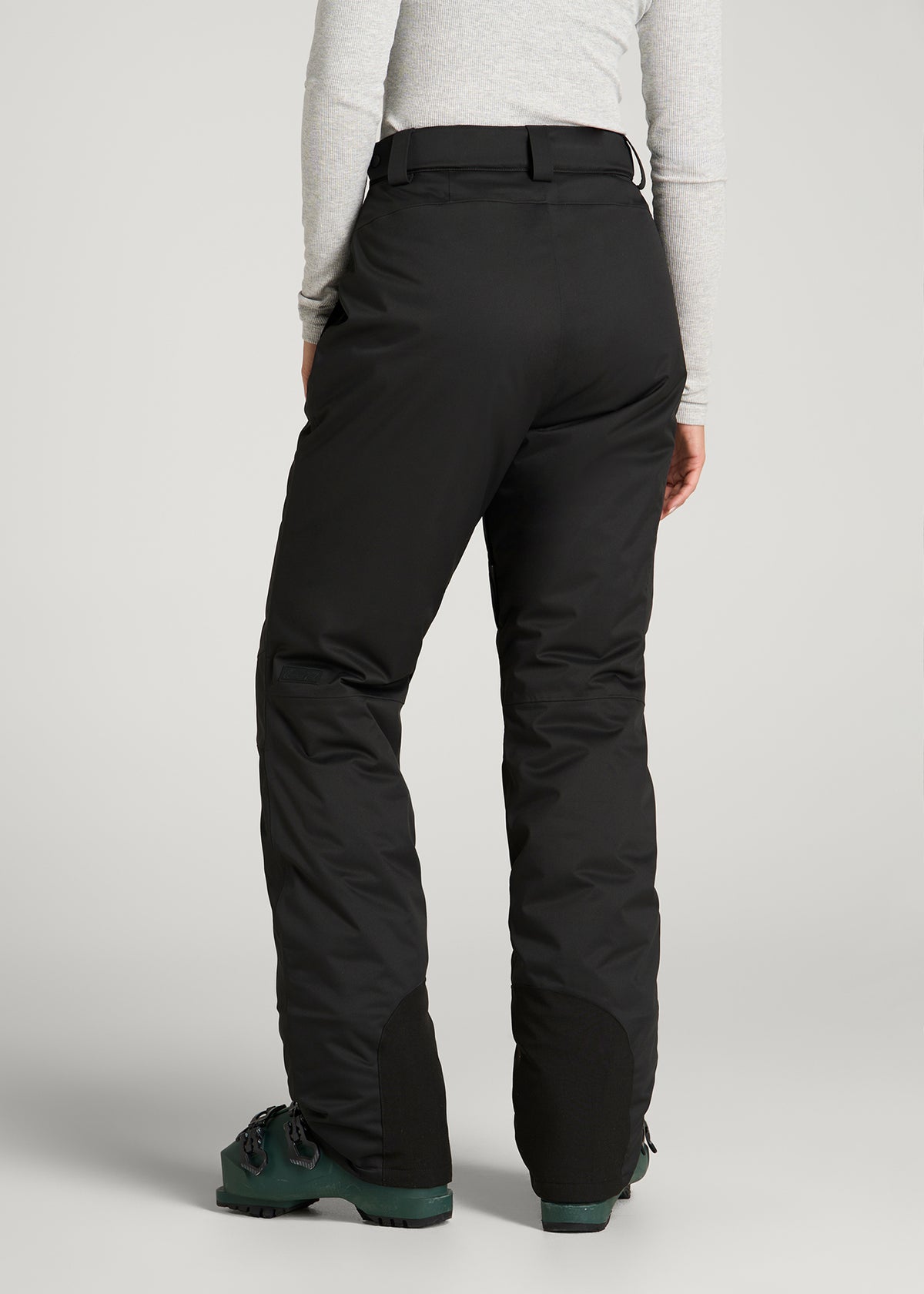Insulated Ski Pants for Tall Women in Black