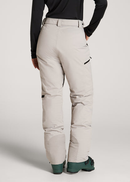 Insulated Ski Pants for Tall Women in Evergrey