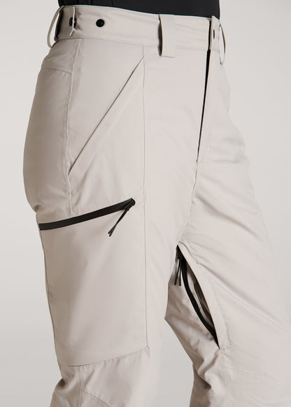 Insulated Ski Pants for Tall Women in Evergrey