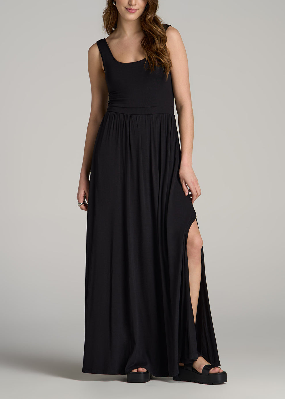 off the shoulder black plus size dress Plus Off Shoulder 3/4 Sleeves Sequin A Line Dress Black / 4XL main image 0