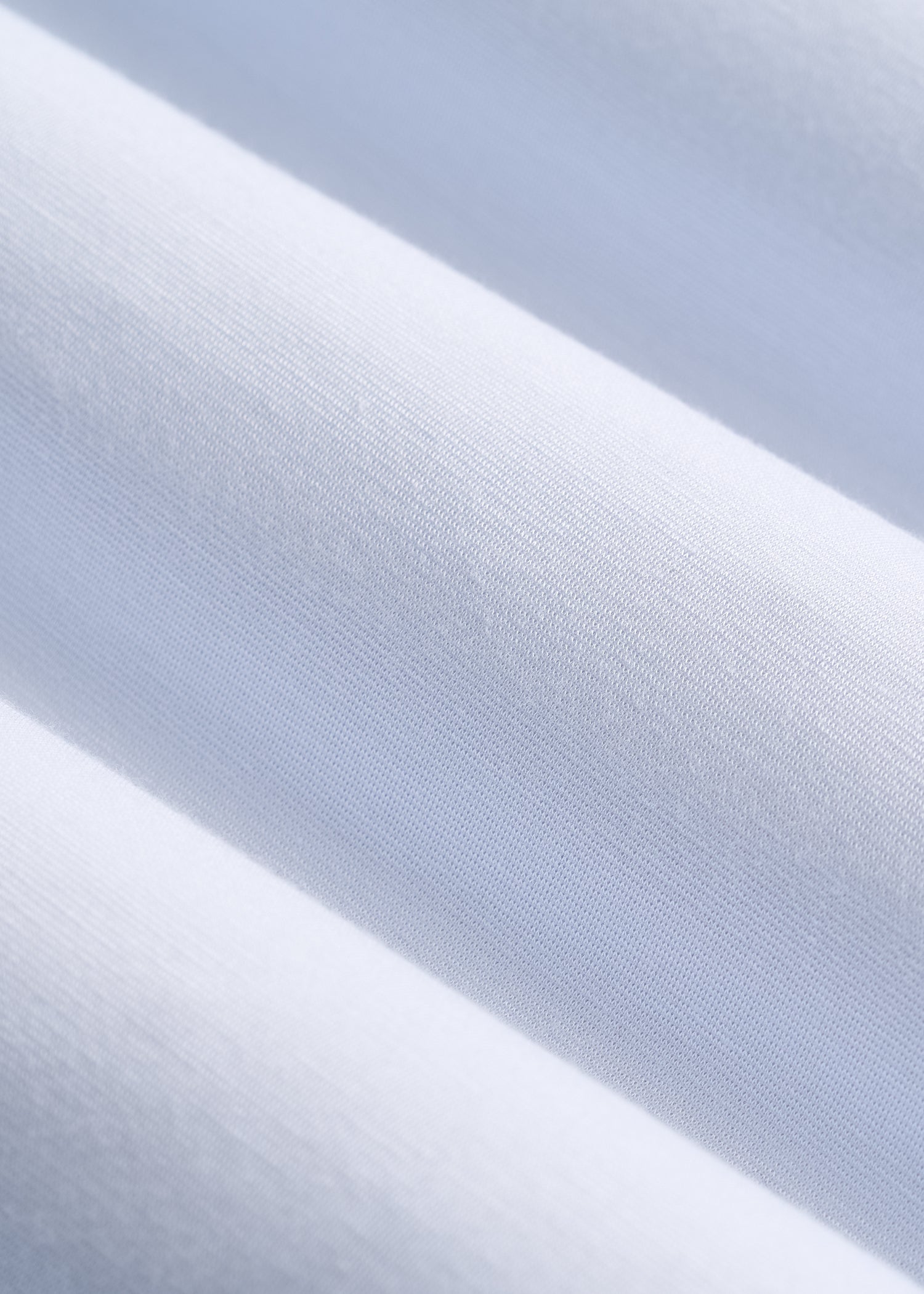 Slub Knit Button-Up Shirt for Tall Women in Light Blue