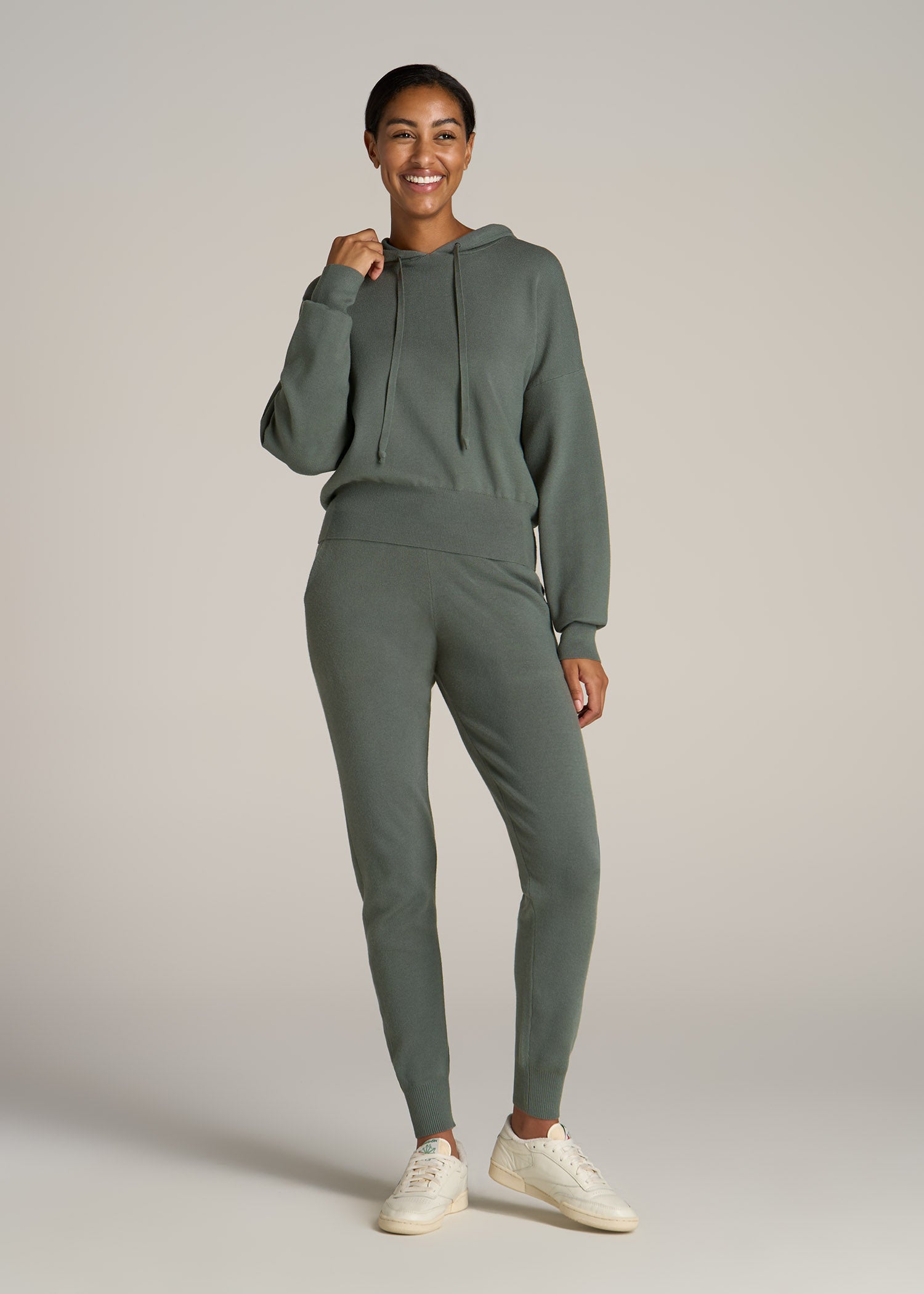 STARTING POINT Ultrasoft Fleece Womens L/S Pullover Hoodie - Green - Size  XL 