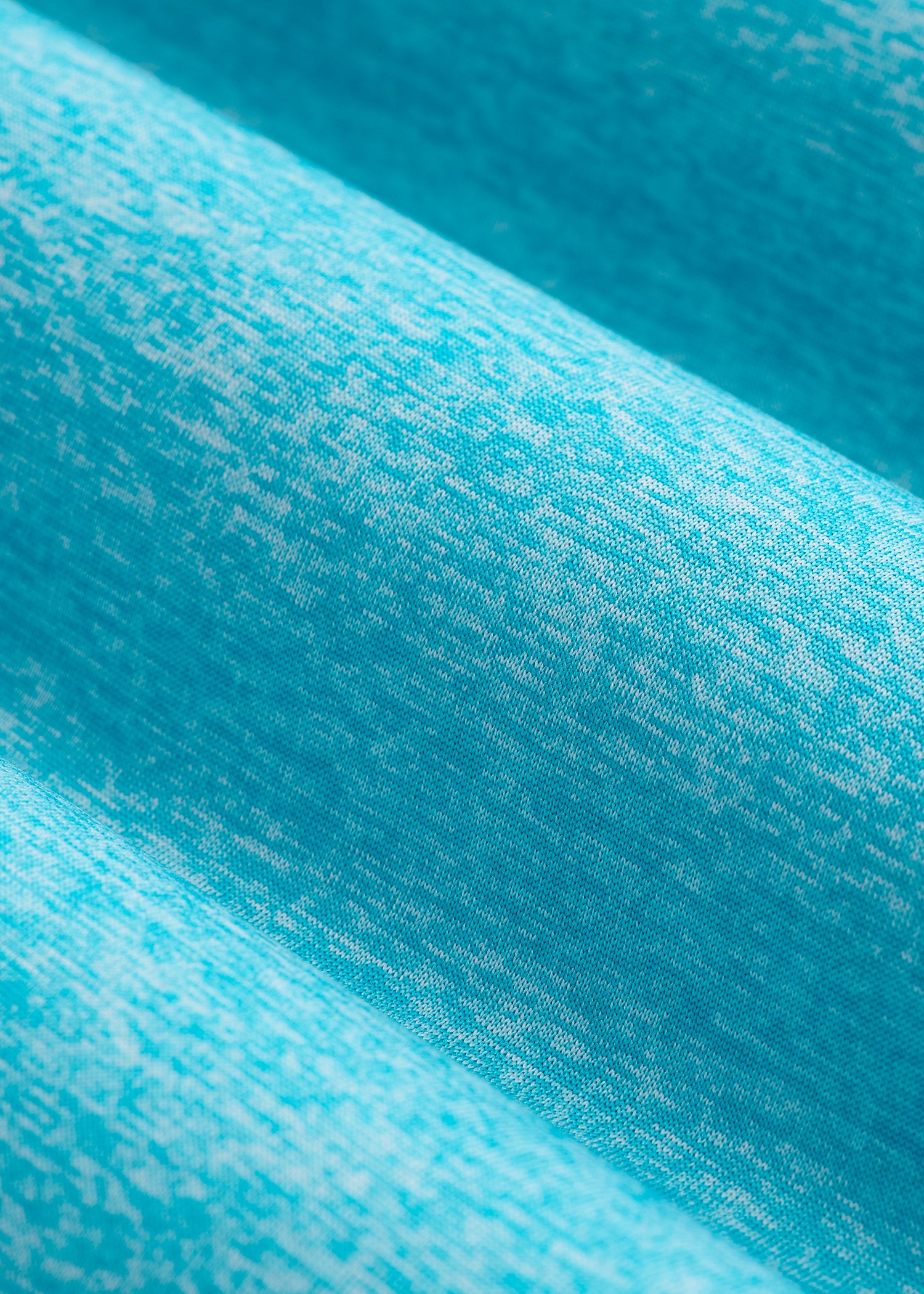 Long Sleeve Active Half-Zip Pullover Jacket for Tall Women in Scuba Blue Mix