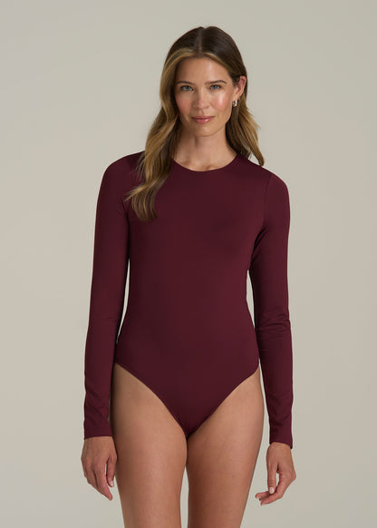 Long Sleeve Bodysuit for Tall Women in Port Royale