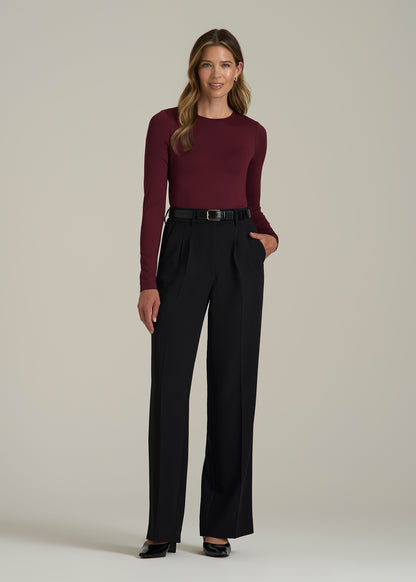 Long Sleeve Bodysuit for Tall Women in Port Royale