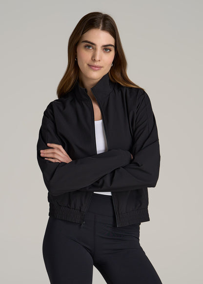 Layer Up Jacket for Tall Women in Black