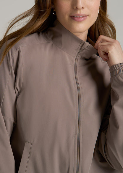 Layer Up Jacket for Tall Women in Portobello