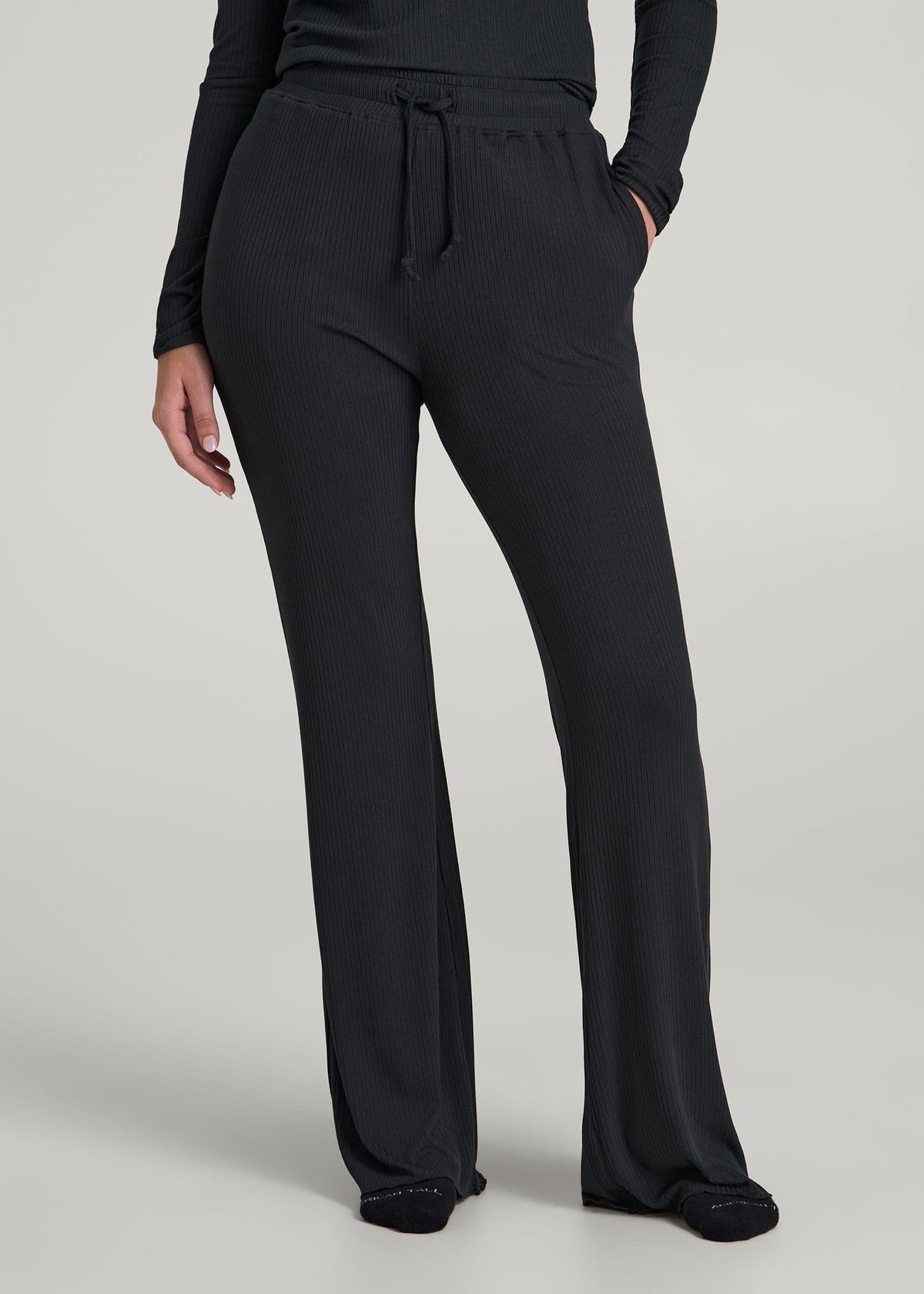 Ribbed Flare Pants for Tall Women | American Tall