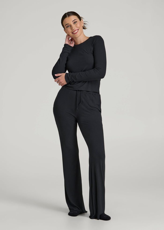 Ribbed Flare Pants for Tall Women | American Tall