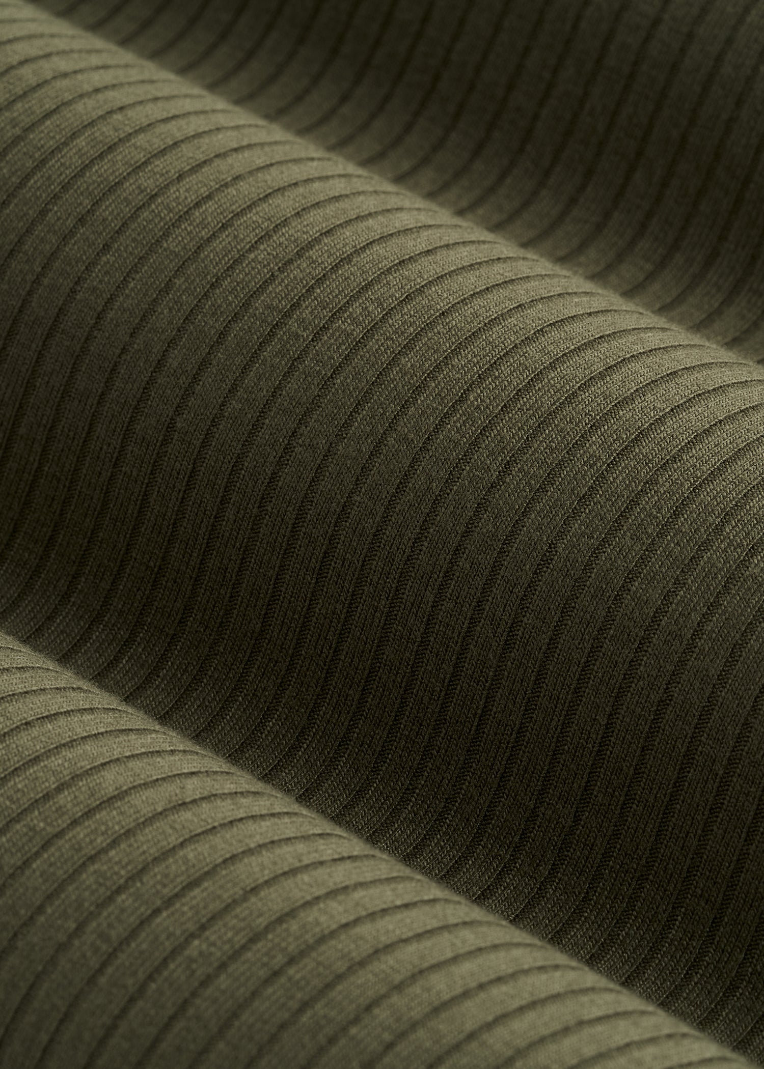 Ribbed Flare Pants for Tall Women in Forest Night