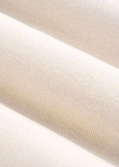 Linen Blend Knit Cardigan for Tall Women in White Sand
