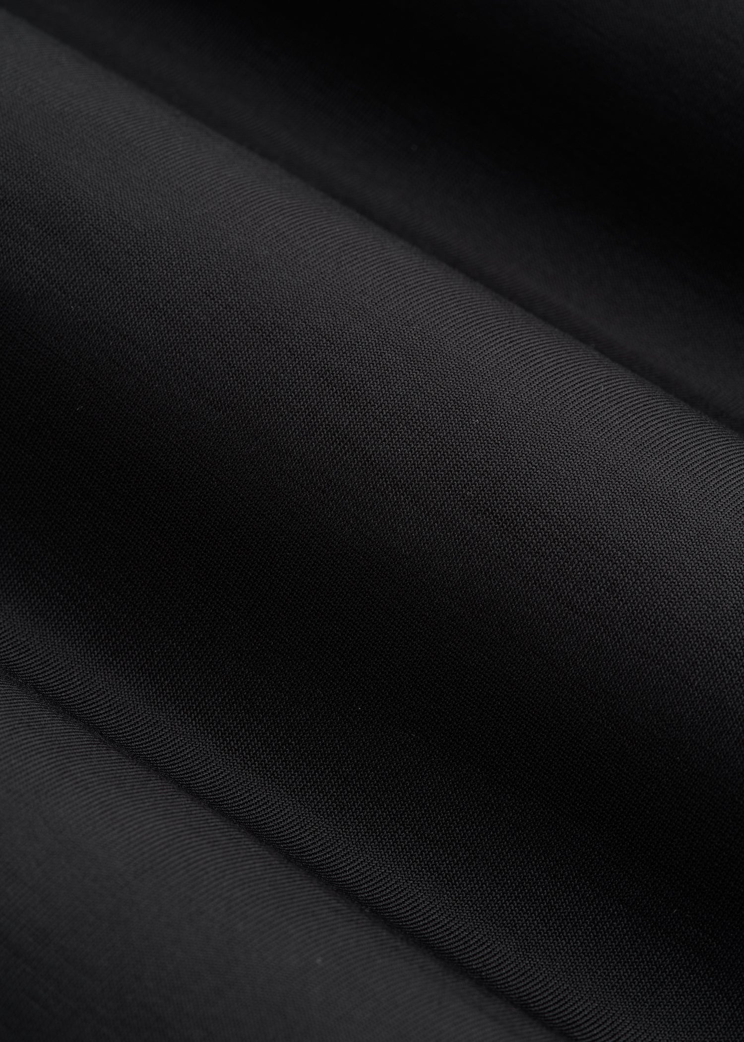 Long Sleeve Quarter-Zip Pullover for Tall Women in Black