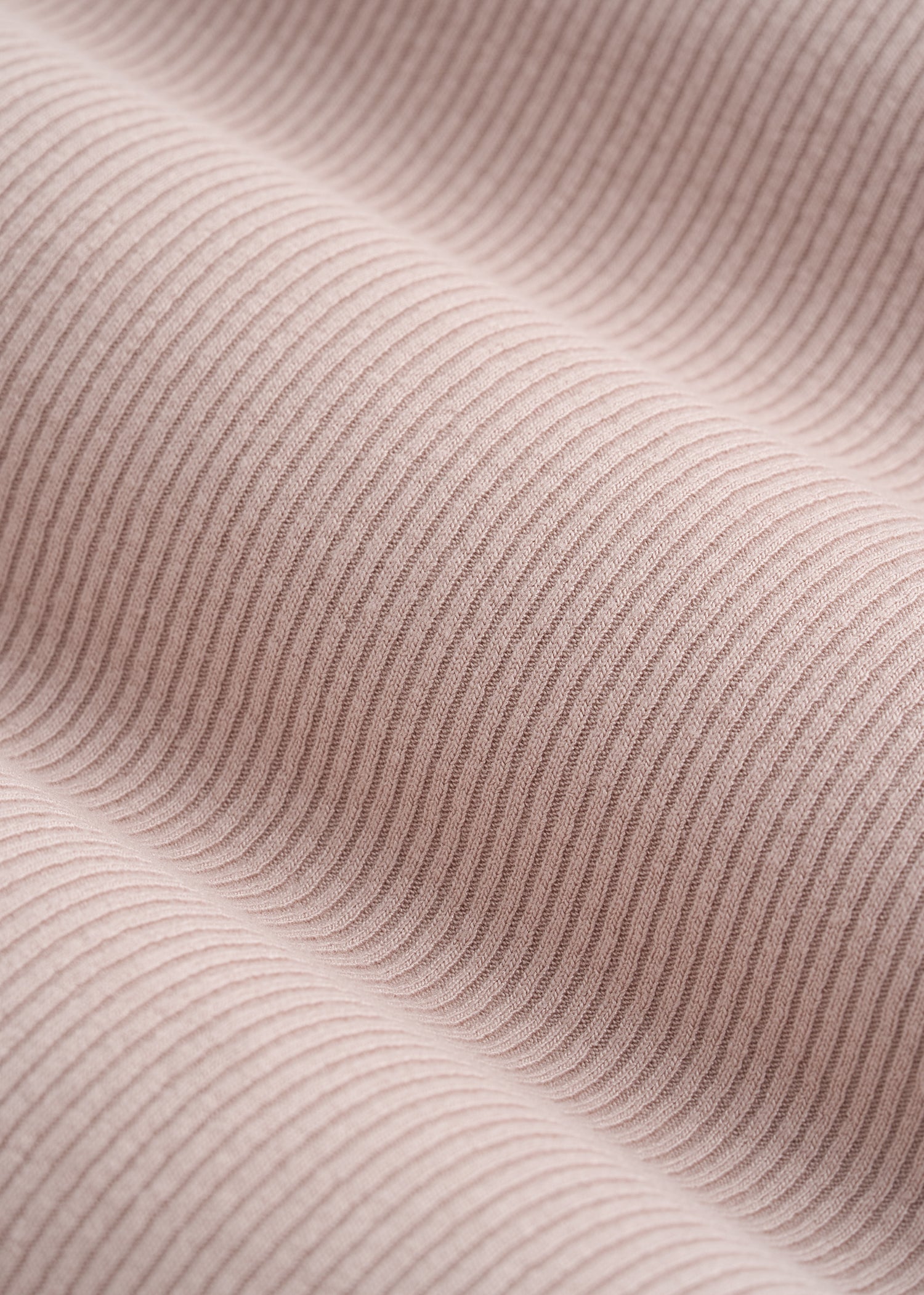 FITTED Ribbed Long Sleeve Tee for Tall Women in Desert Rose