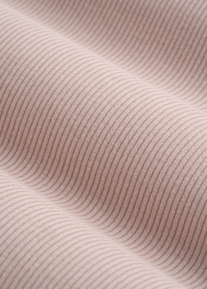 FITTED Ribbed Long Sleeve Tee for Tall Women in Desert Rose