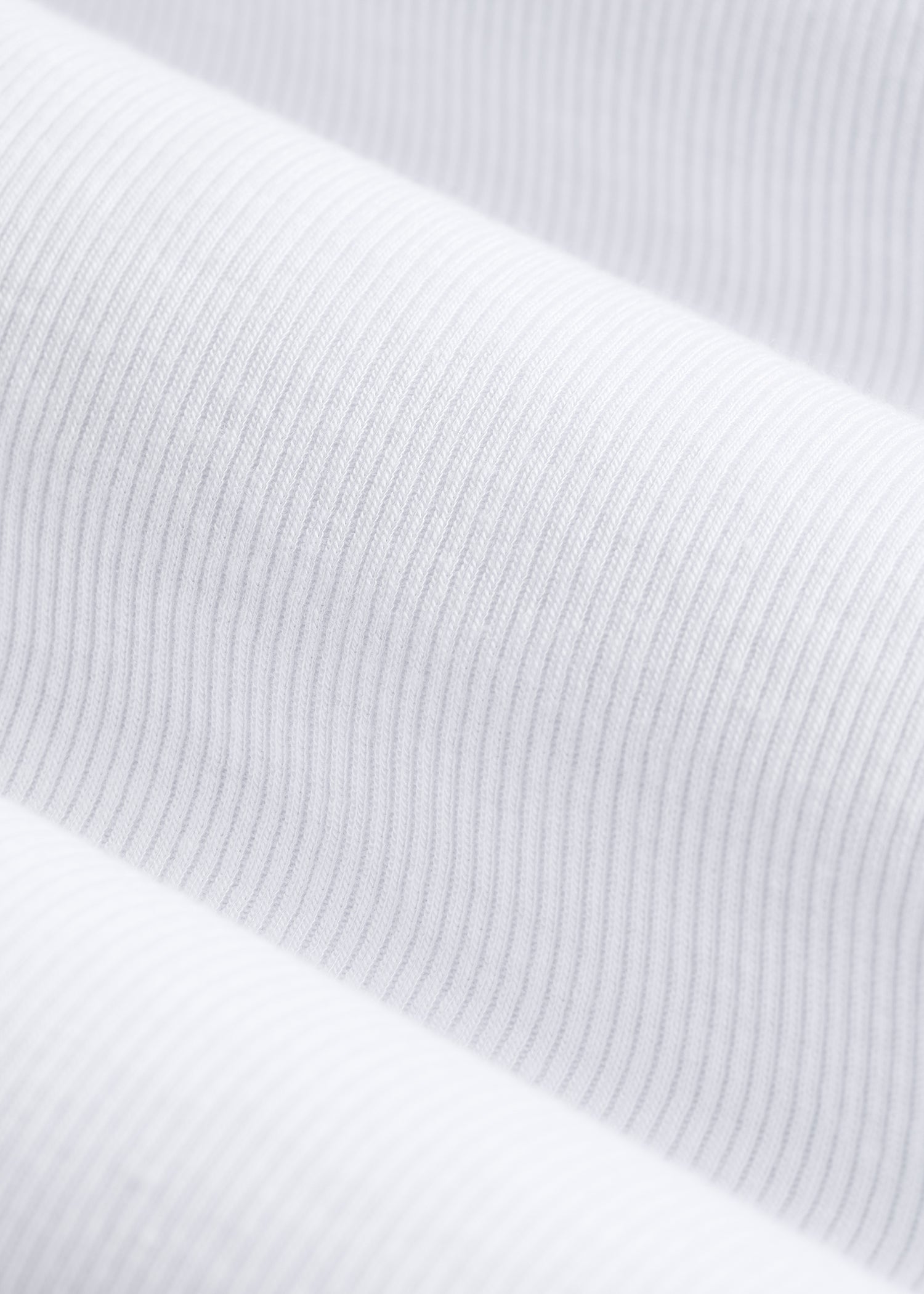 FITTED Ribbed Long Sleeve Tee for Tall Women in White