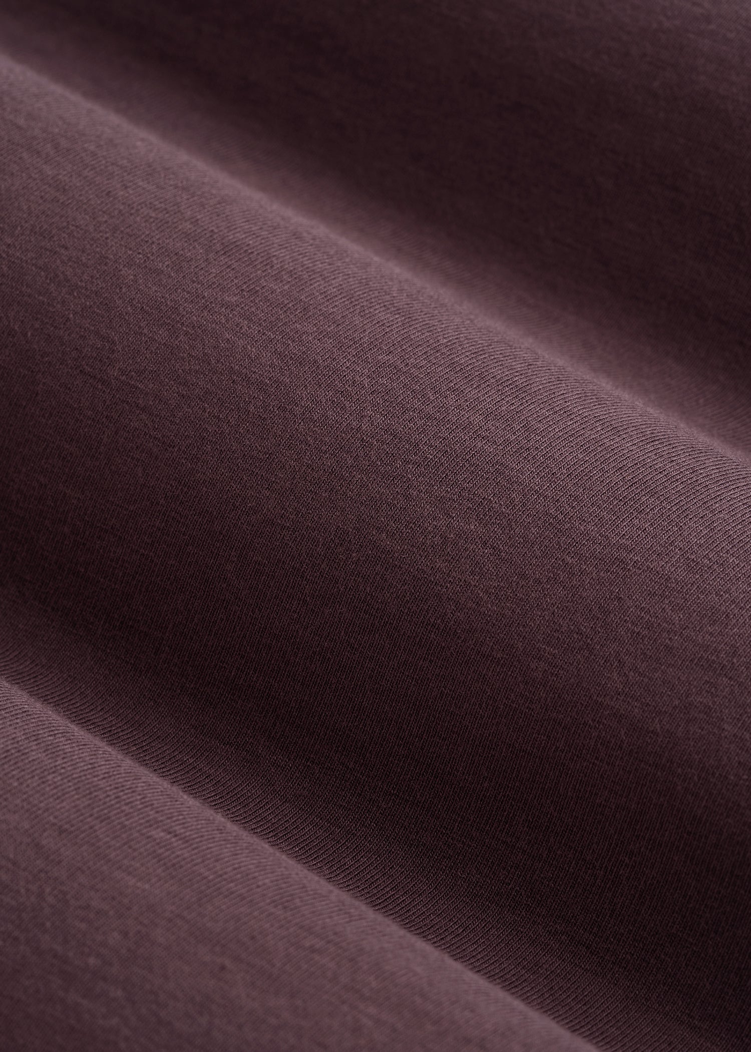 Long Sleeve Scoop V-Neck Tee Shirt for Tall Women in Merlot