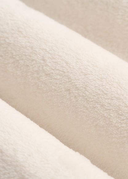 Lounge Robe for Tall Women in White Alyssum