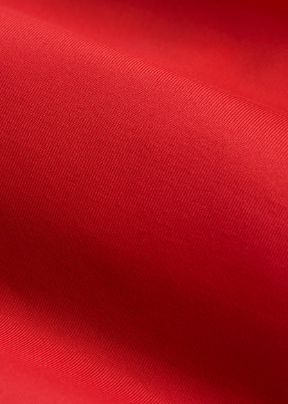 Low Cut One-Piece Swimsuit for Tall Women in Radiant Red