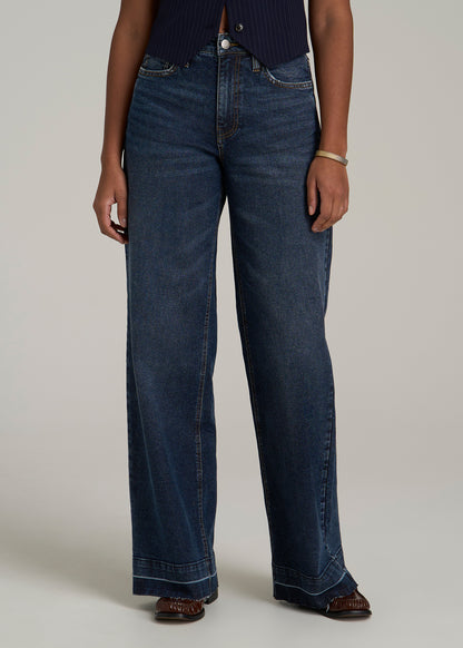 Luna High Rise Wide Leg Tall Jeans American Tall