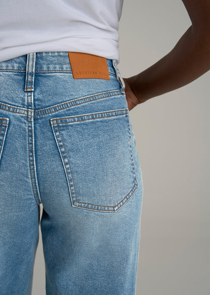 Luna High-Rise Wide-Leg Jeans for Tall Women in Heritage Faded