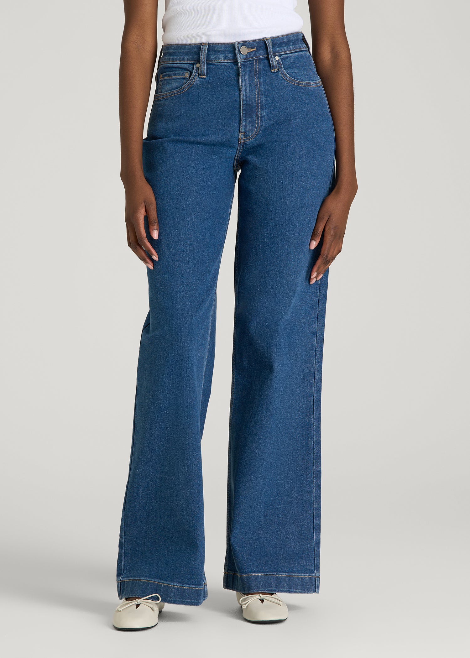 Luna High-Rise Wide-Leg Jeans for Tall Women