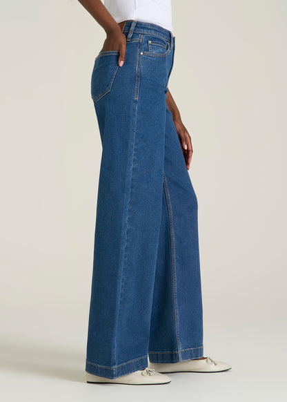 Luna High-Rise Wide-Leg Jeans for Tall Women in New Colorado Blue
